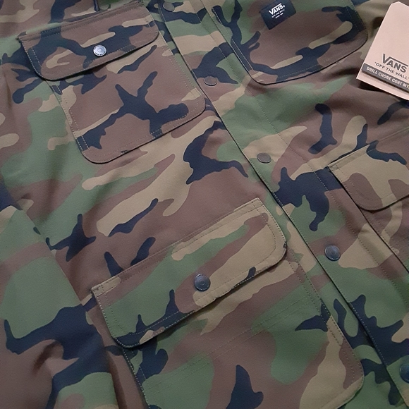 Vans Military Camo Mens Hooded Winter Jacket Coat - Picture 10 of 12